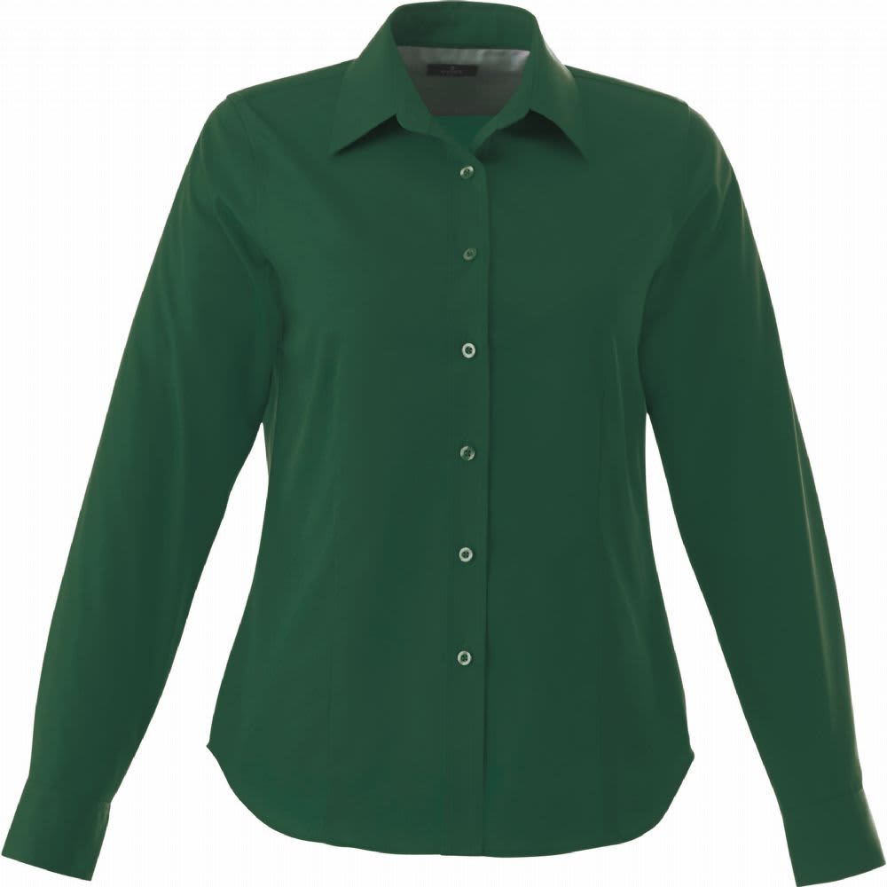 Wilshire Long Sleeve Shirt - Womens - TM97744 Image Forest Green