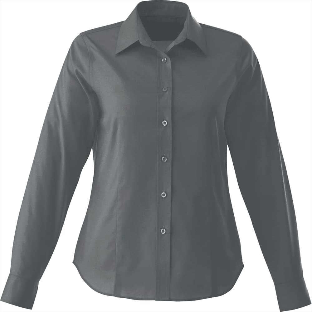Wilshire Long Sleeve Shirt - Womens - TM97744 Image Grey Storm