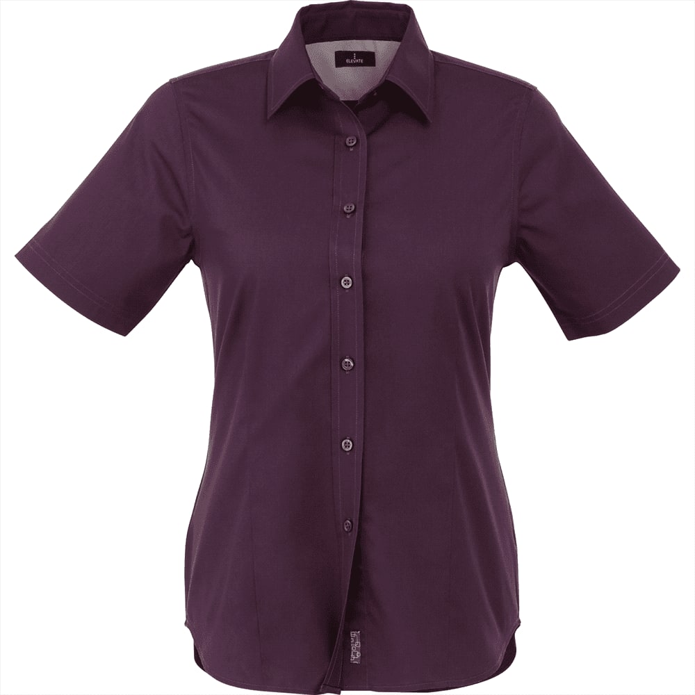 Stirling Short Sleeve Shirt - Womens - TM97745 Image Dark Plum