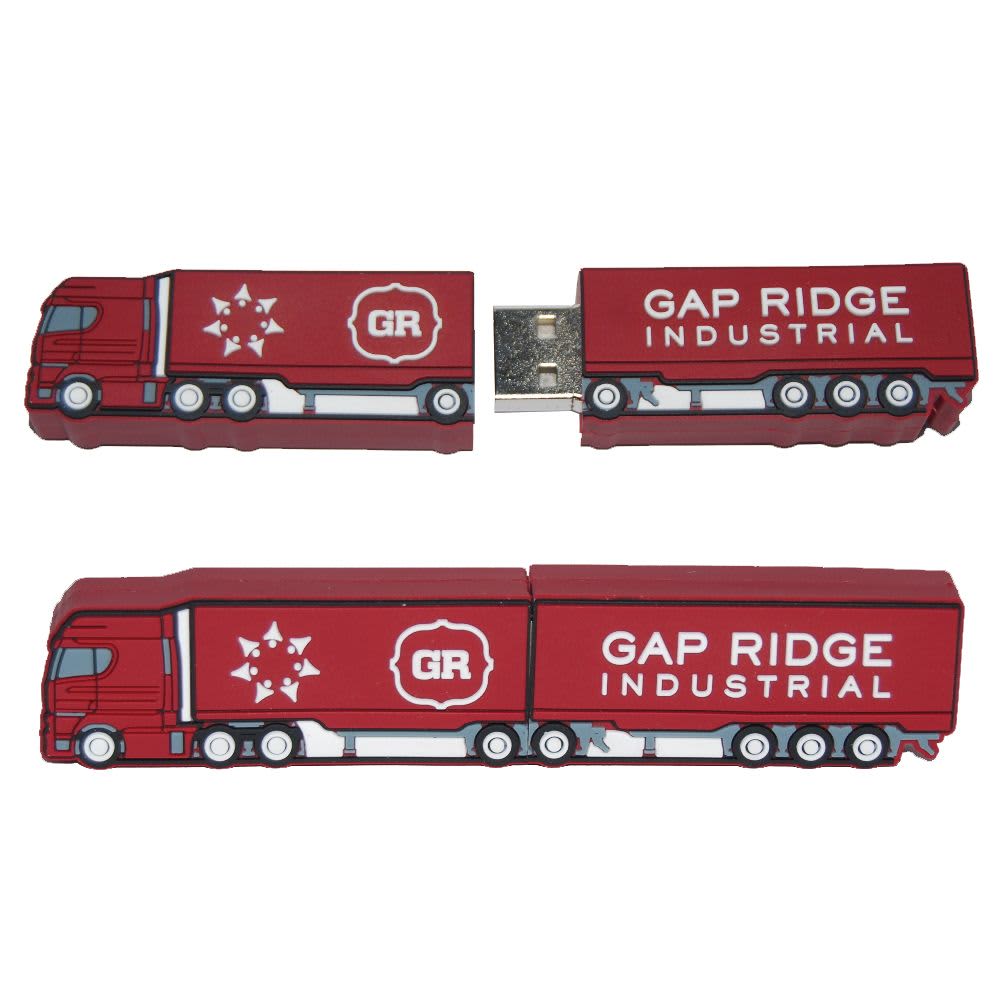 2D Custom Shape USB Flash Drive - Factory Direct