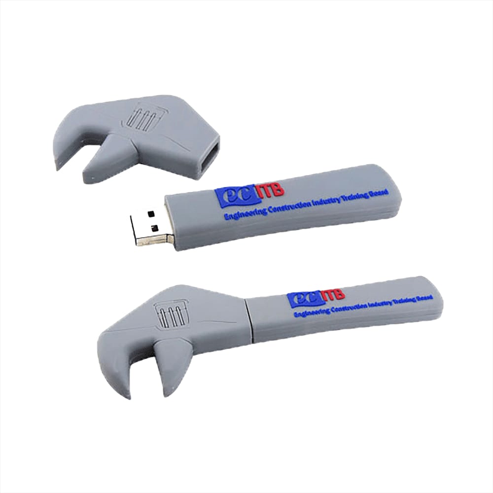 2D Custom Shape USB Flash Drive - Factory Direct