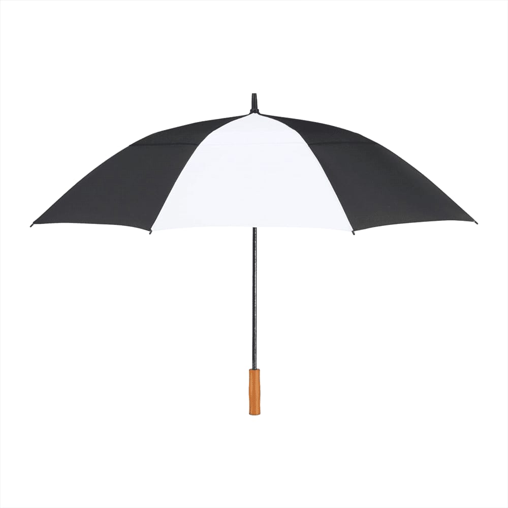Darani 58" Recycled Golf Umbrella - DA1011 Image Black/White