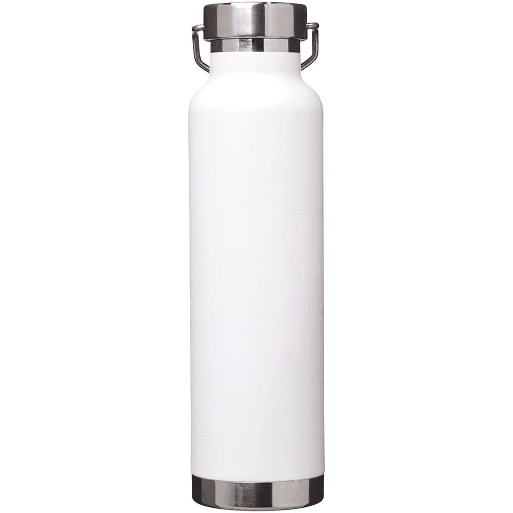 Darani Recycled SS Thor Copper Vacuum Insulated Bottle 650ml - DA1012 Image White