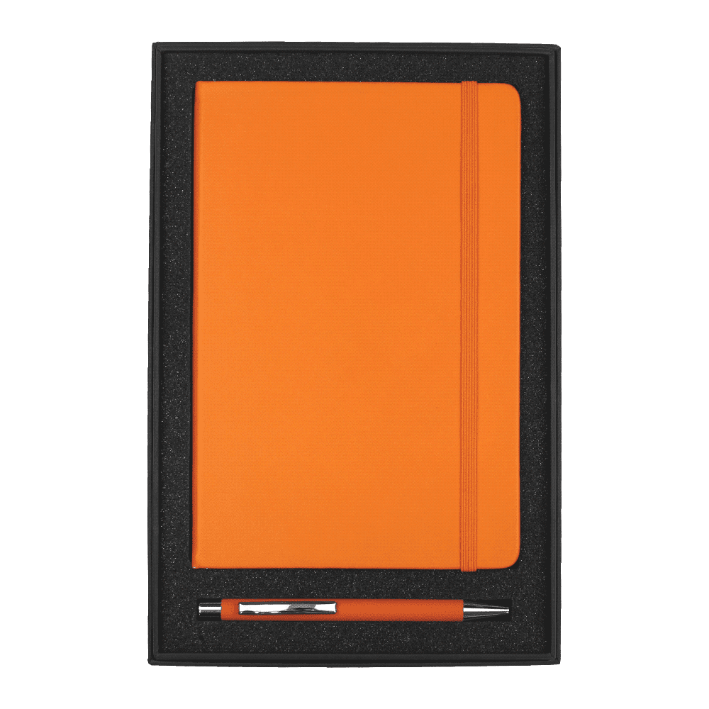 Gift Set with JB1008 Nova Journal & 6018 Gorcia Pen - GIFT1010 Image Orange