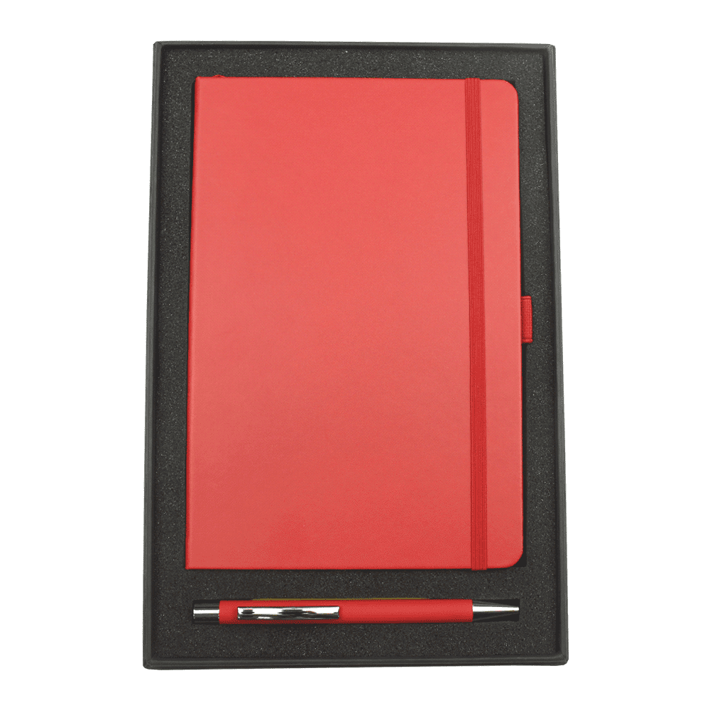 Gift Set with JB1008 Nova Journal & 6018 Gorcia Pen - GIFT1010 Image Red