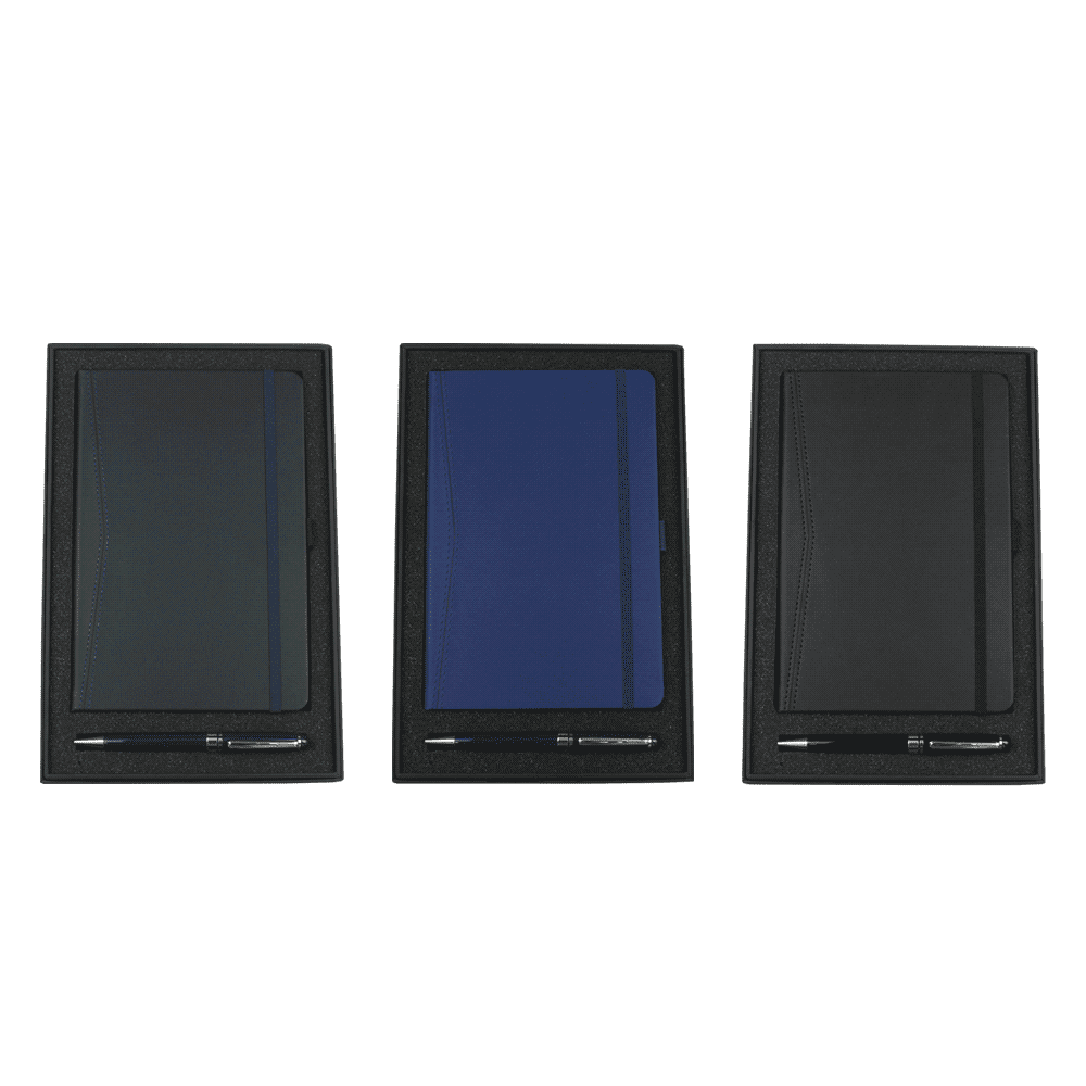 Gift Set w/ 9198 Pedova Pocket Bound JournalBook & 6002 Bristol Twist Ballpoint Pen
