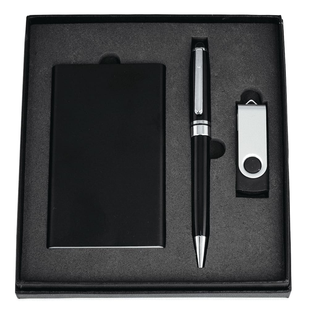 Powerbank, USB (4GB) and Pen Giftset - GS1006 Image