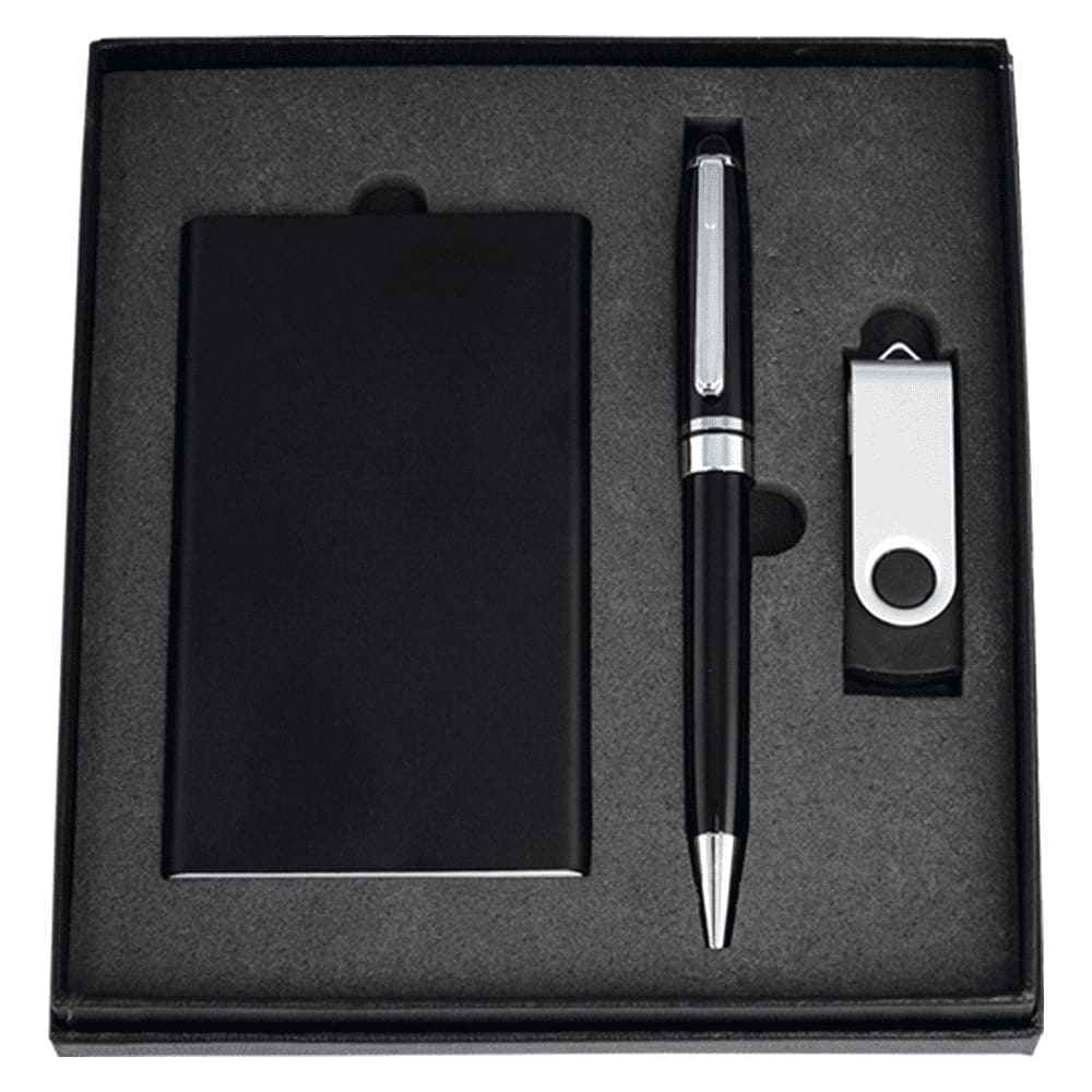 Powerbank, USB (4GB) & Pen Giftset