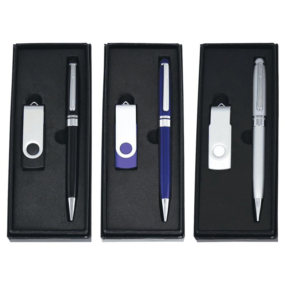 USB (4GB) & Pen Giftset - GS1007 Image