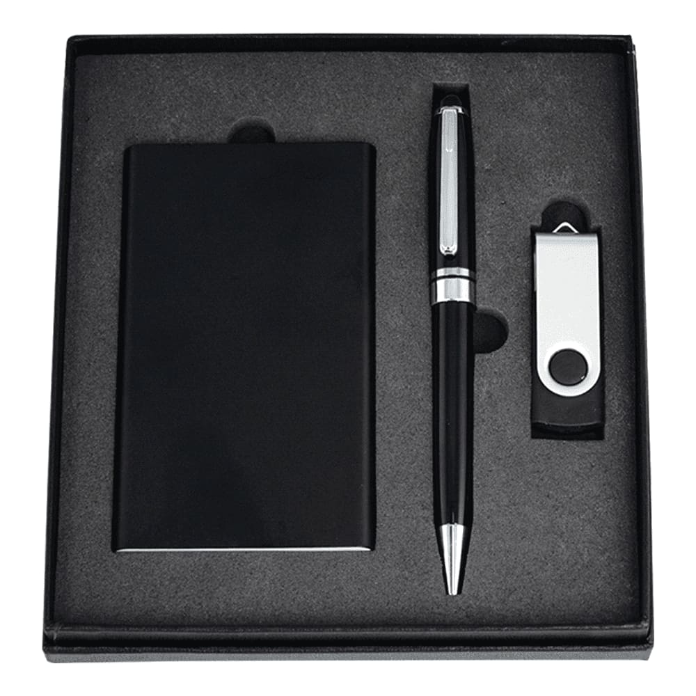 Powerbank, USB (8GB) & Pen Giftset