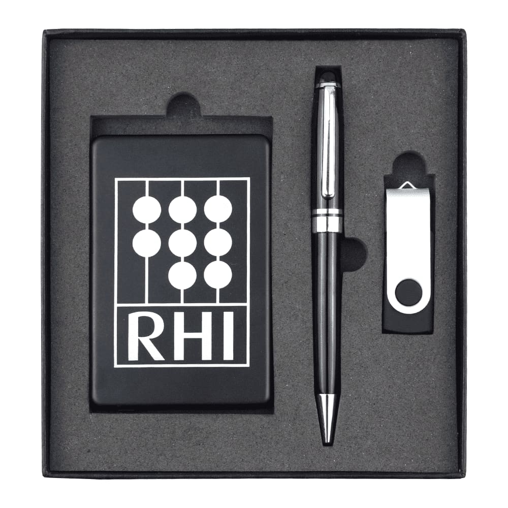 Powerbank, USB (4GB) & Pen Giftset