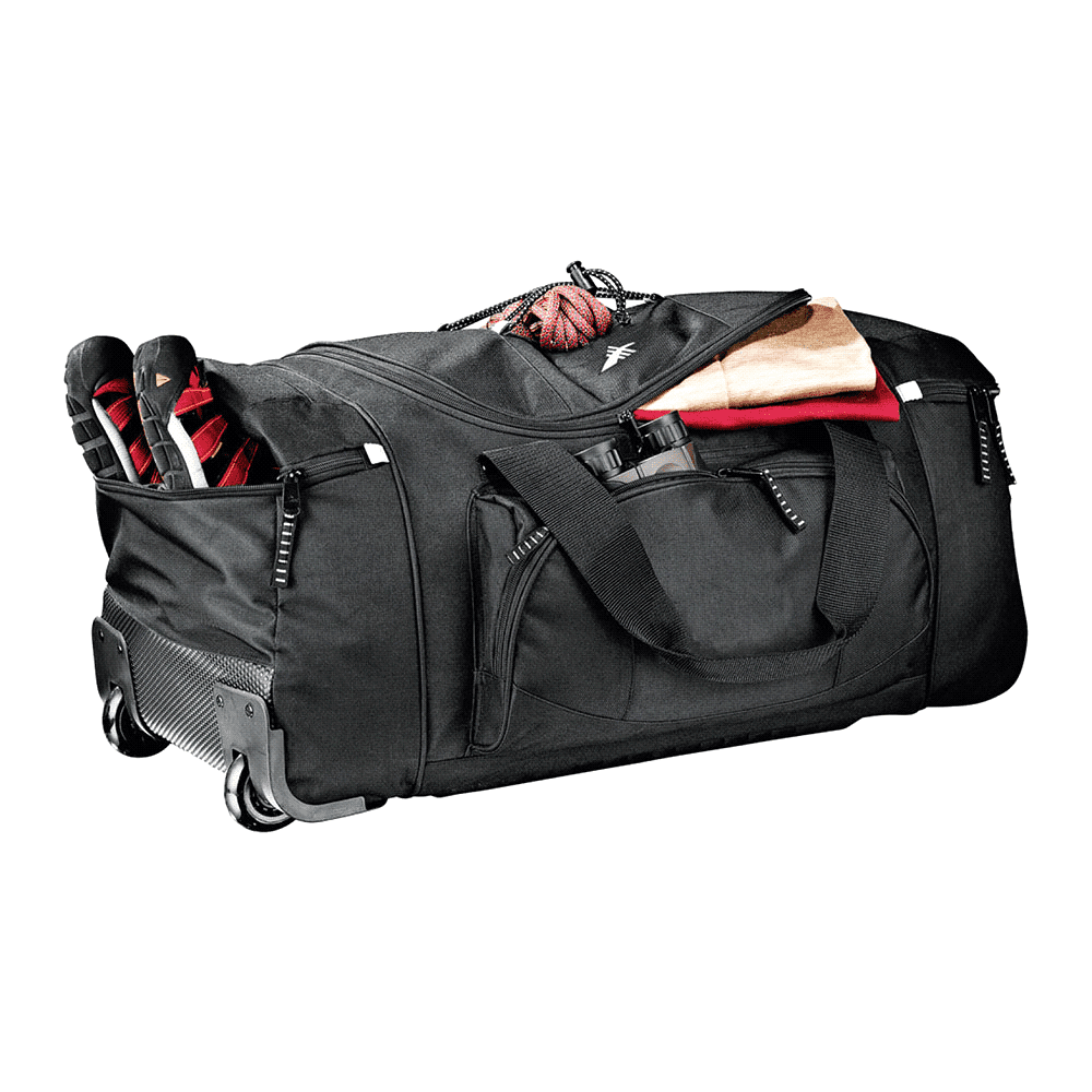 High Sierra 26" 66L Wheeled Duffel Bag - HS1012 Image Black