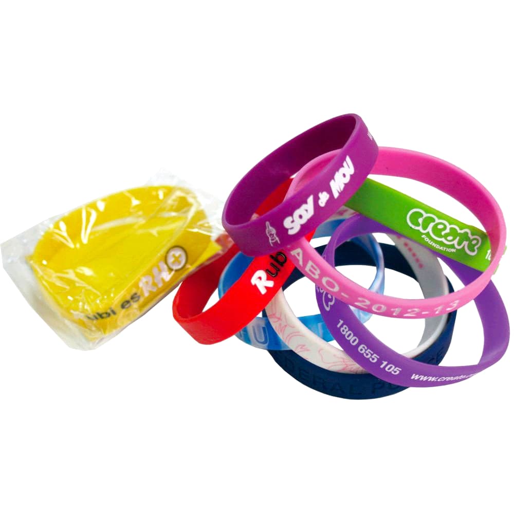 Silicone Wrist Band – Colour Infill