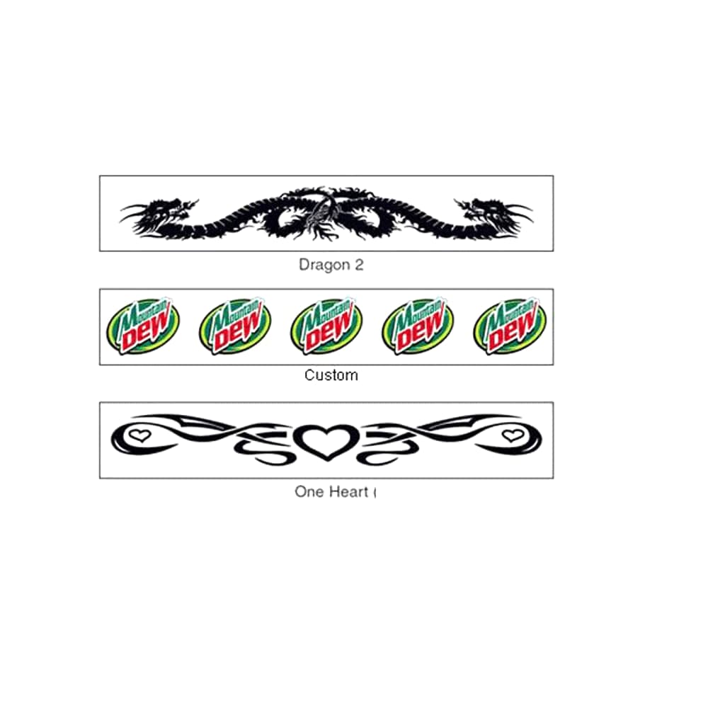 Temporary Tattoo – 51mm x 51mm Glow in Dark