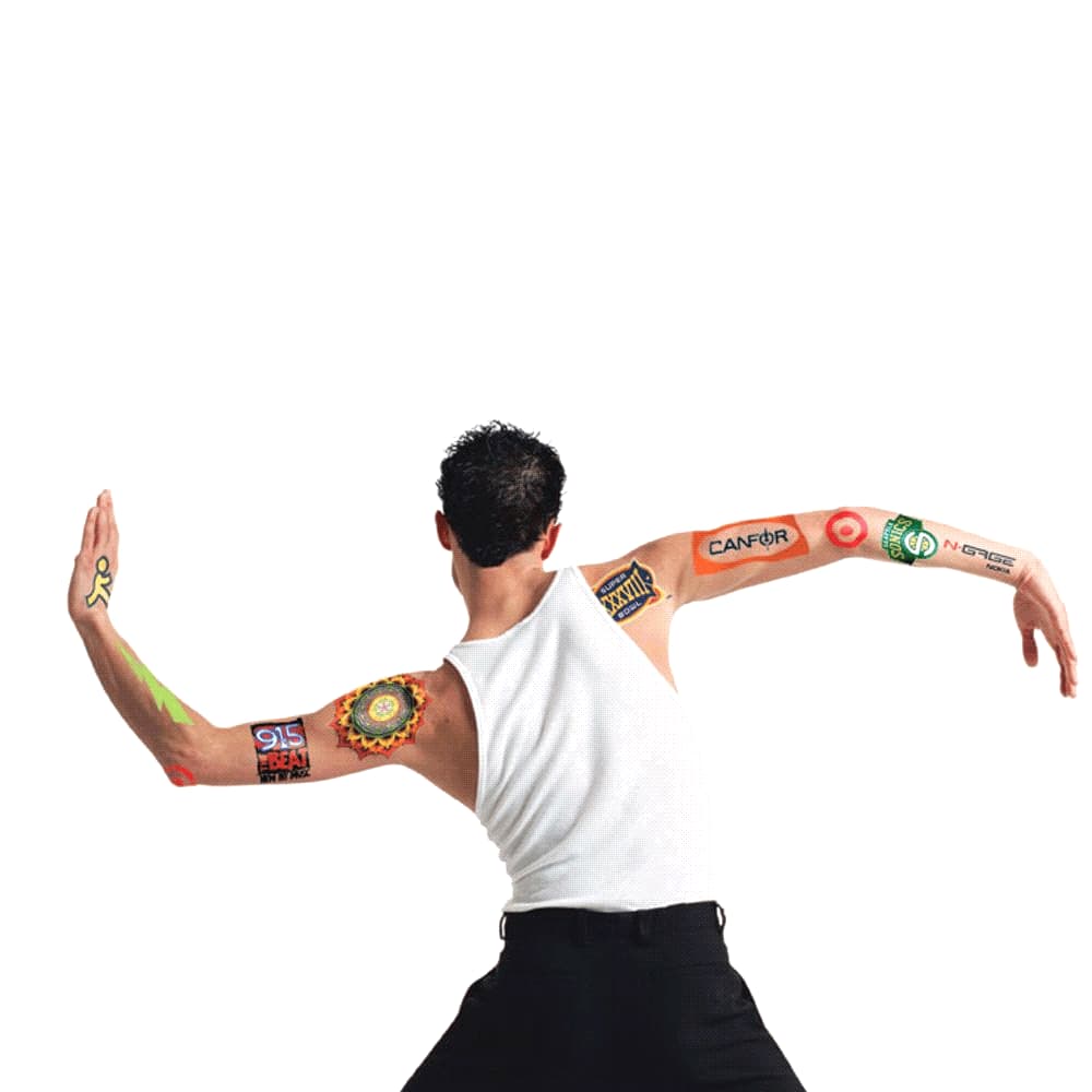 Temporary Arm Tattoo – 25mm x 153mm