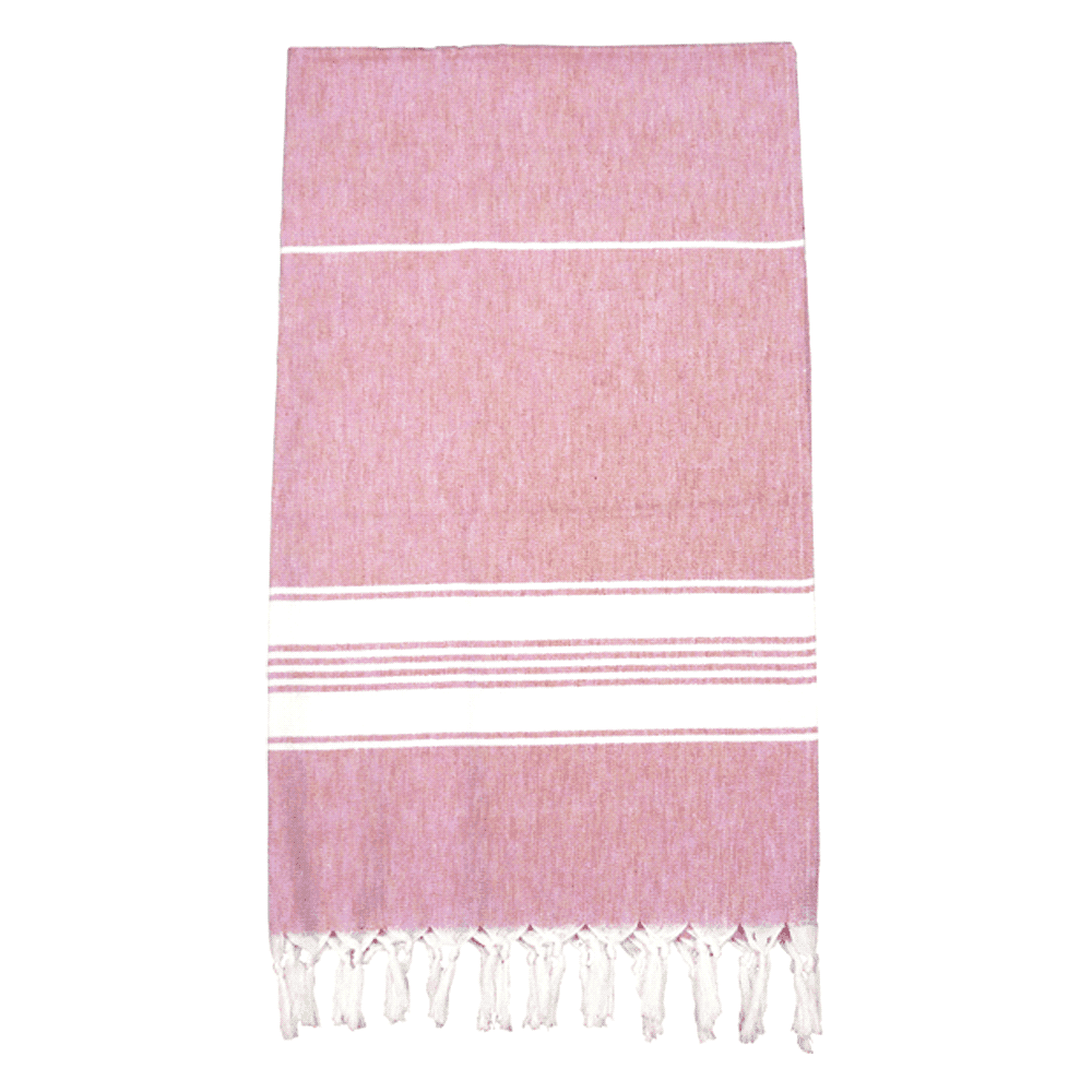 Trekk 100% Cotton Turkish Towel - TK1051 Image Red