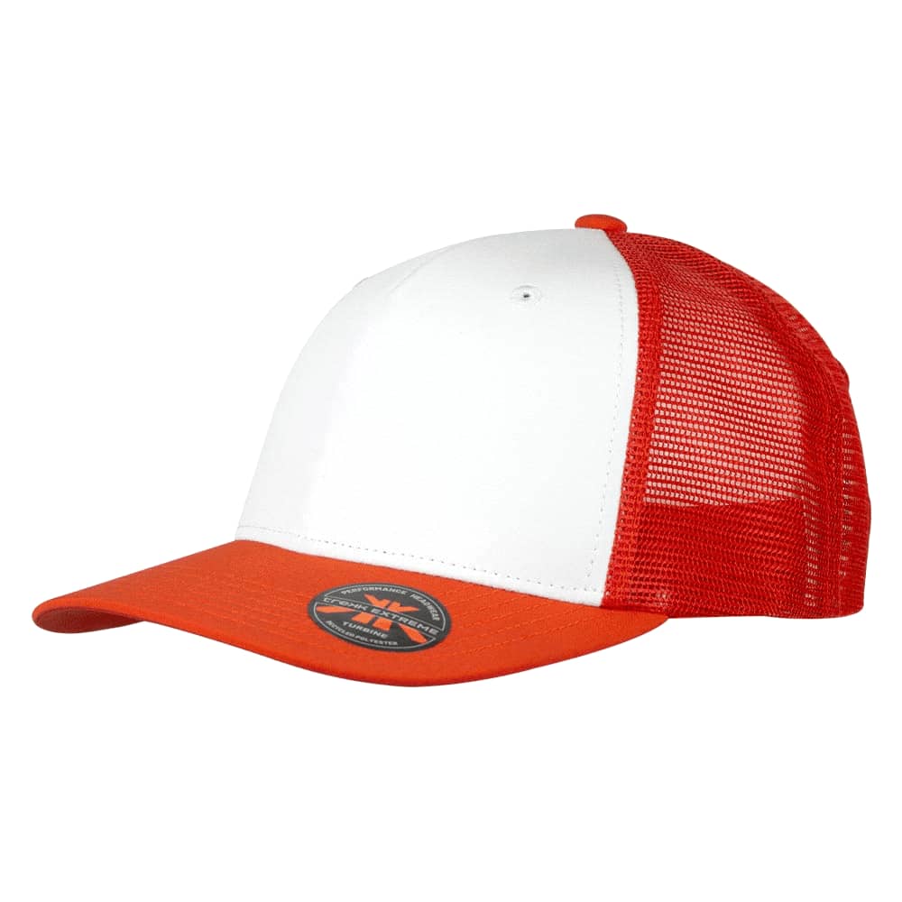 Turbine Trucker Cap - TKC1004 Image Red/White