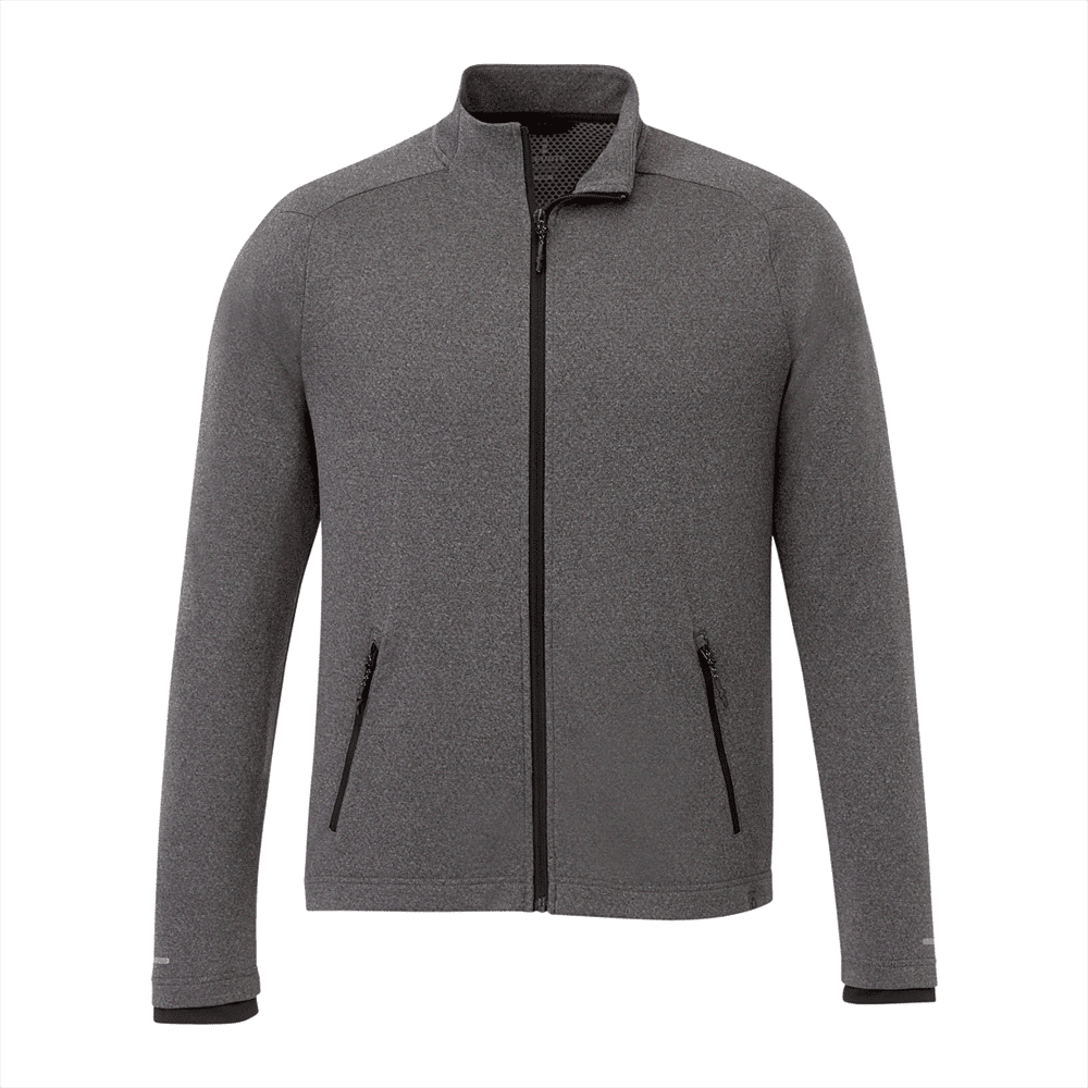 Asgard Eco Knit Jacket - Mens - TM18139 Image Heather Dark Charcoal