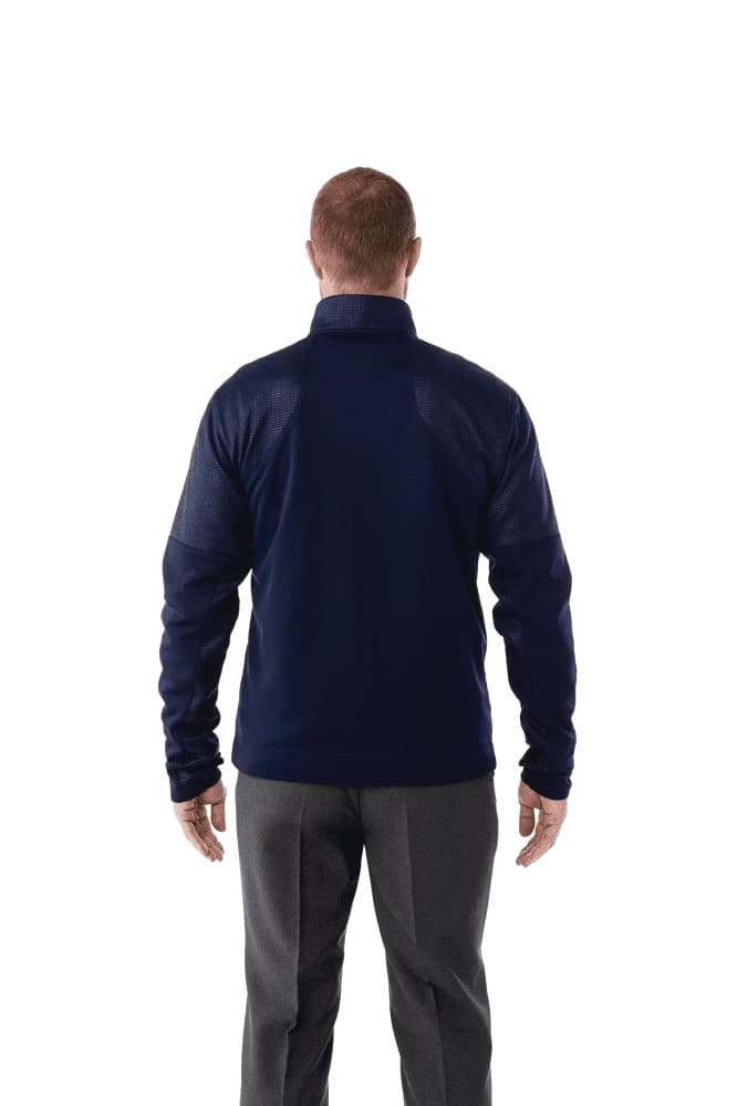 Men's Senger Knit Full Zip Performance Jacket w/ Thumb Holes - TM18154 Image 