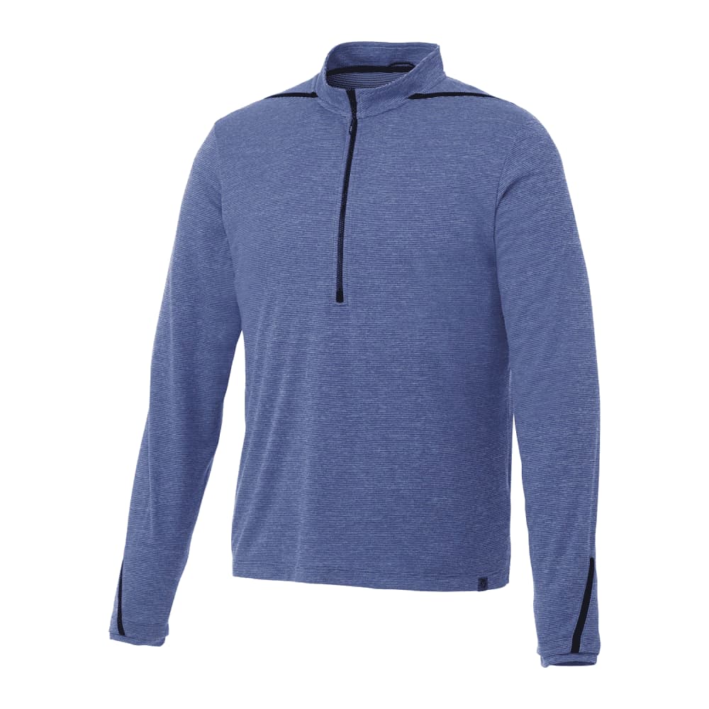 Men's Dege Eco Knit Performance Half Zip - TM18306 Image Blue