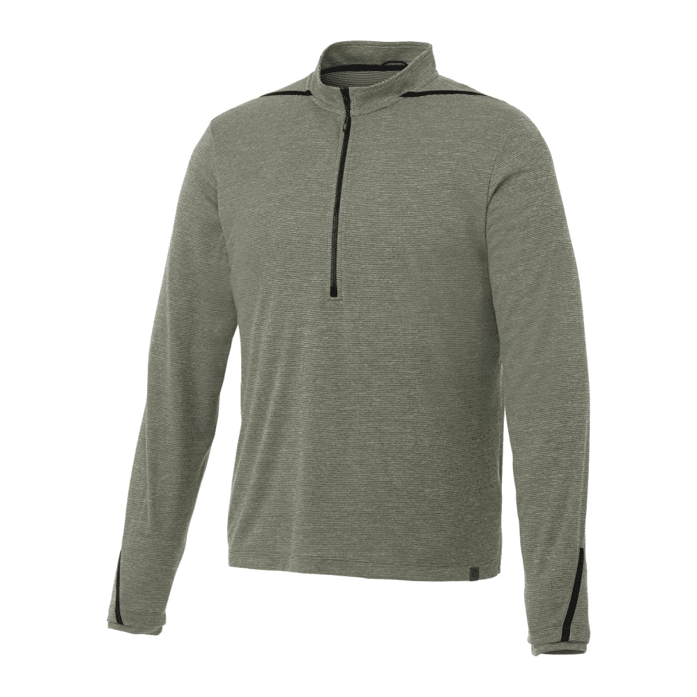 Men's Dege Eco Knit Performance Half Zip - TM18306 Image Green