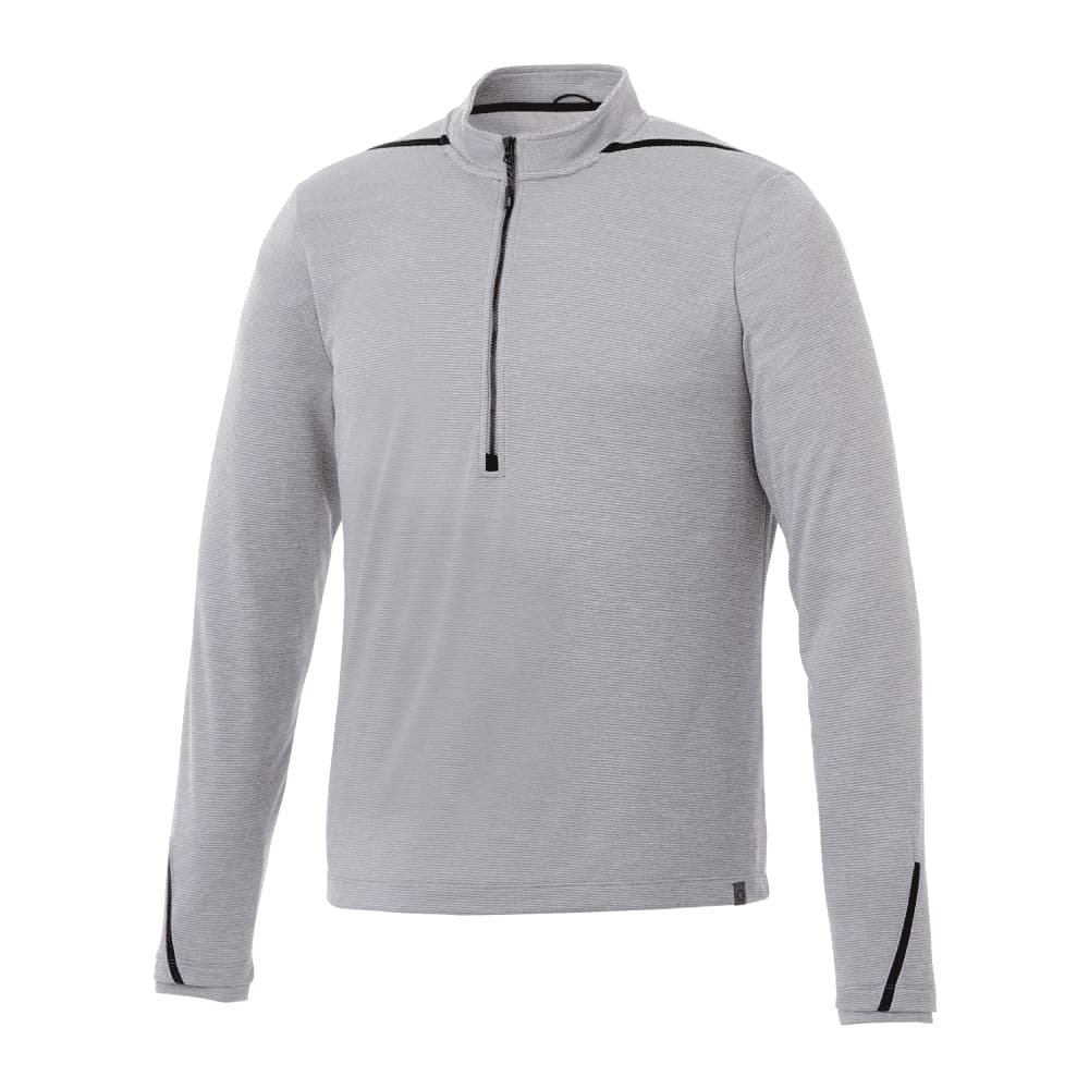 Men's Dege Eco Knit Performance Half Zip - TM18306 Image Grey