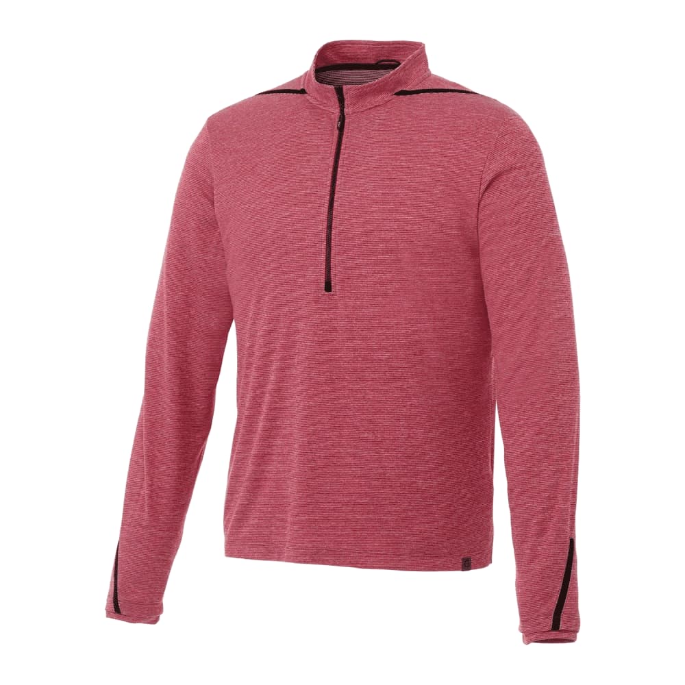 Men's Dege Eco Knit Performance Half Zip - TM18306 Image Red