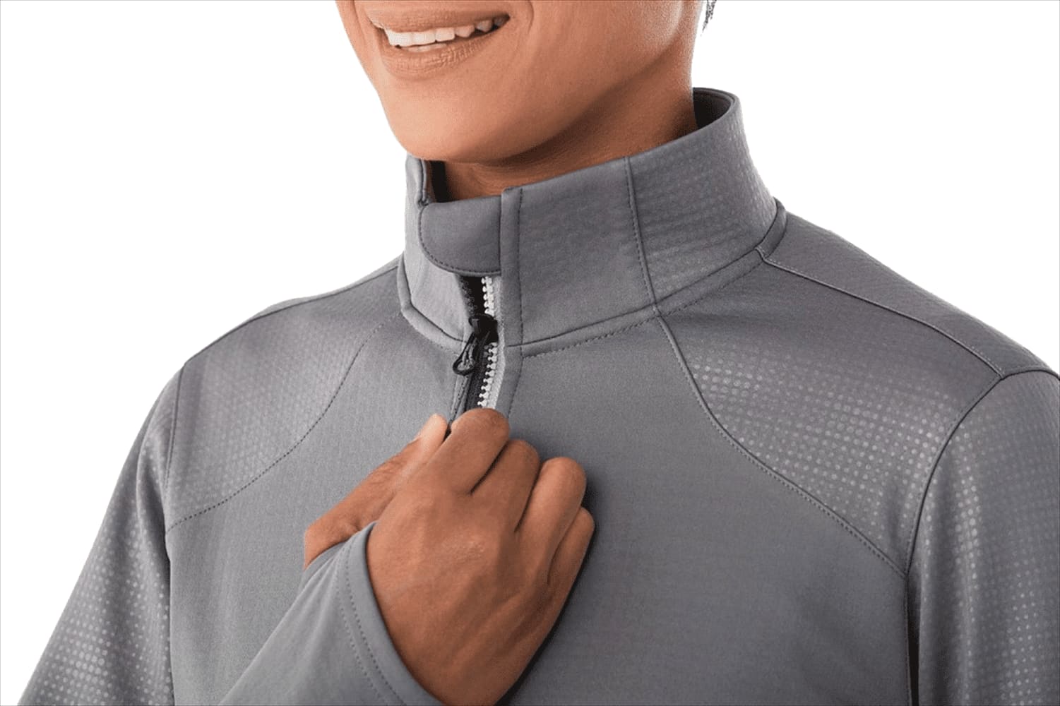 Women's Senger Knit Full Zip Performance Jacket w/ Thumb Holes - TM98154 Image