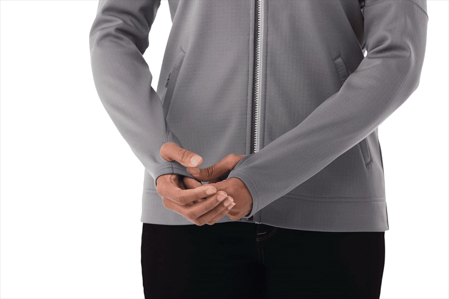 Women's Senger Knit Full Zip Performance Jacket w/ Thumb Holes - TM98154 Image