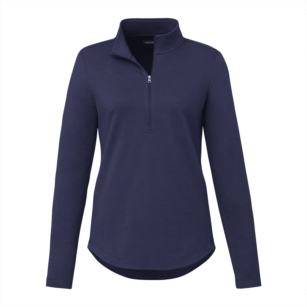 Rigi Eco Knit Quarter Zip - Womens - TM98311 Image Vintage Navy