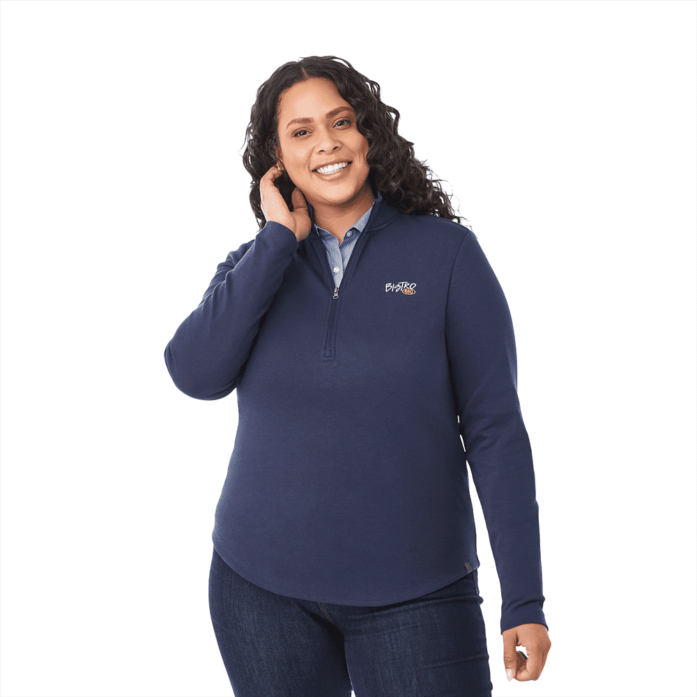 Rigi Eco Knit Quarter Zip - Womens - TM98311 Image 