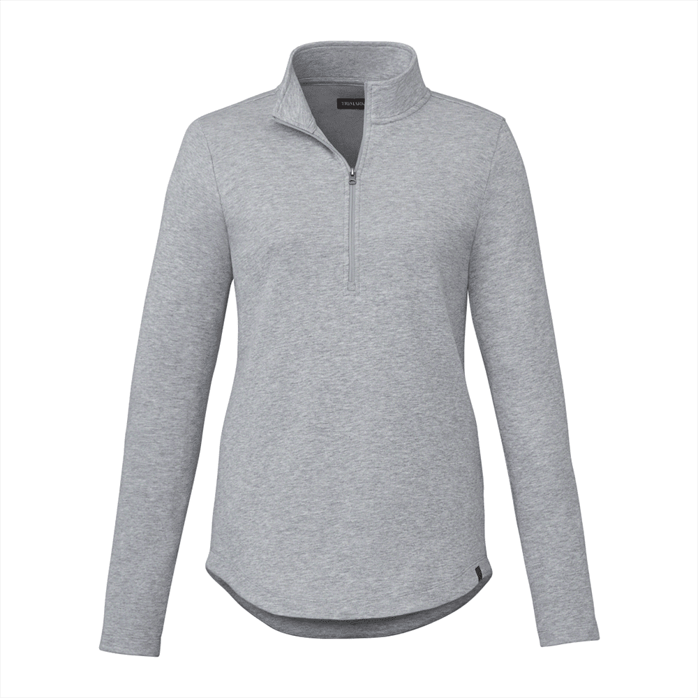 Rigi Eco Knit Quarter Zip - Womens - TM98311 Image Heather Grey