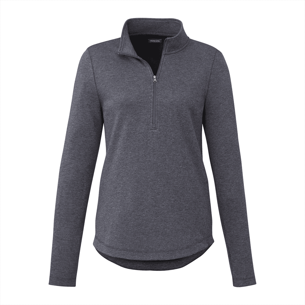 Rigi Eco Knit Quarter Zip - Womens - TM98311 Image Heather Dark Charcoal