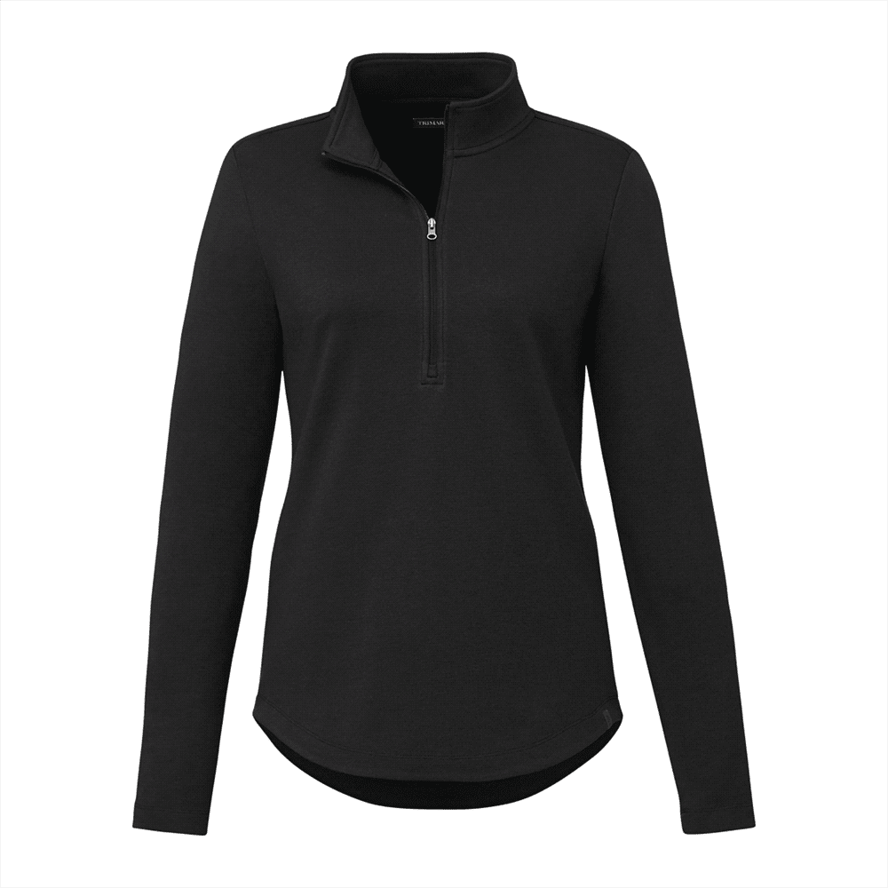 Rigi Eco Knit Quarter Zip - Womens - TM98311 Image Black