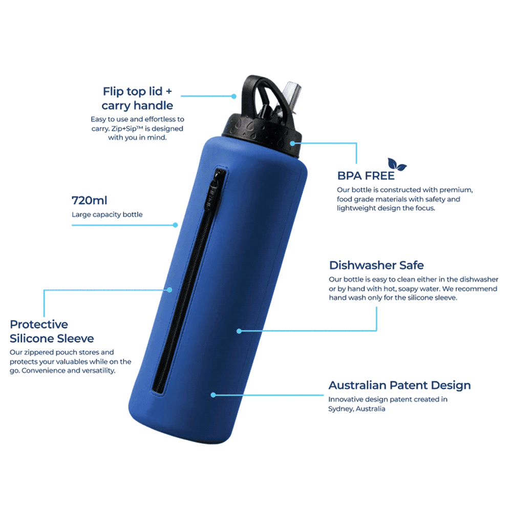Zip + Sip Drink Bottle - ZNS1001 Image 
