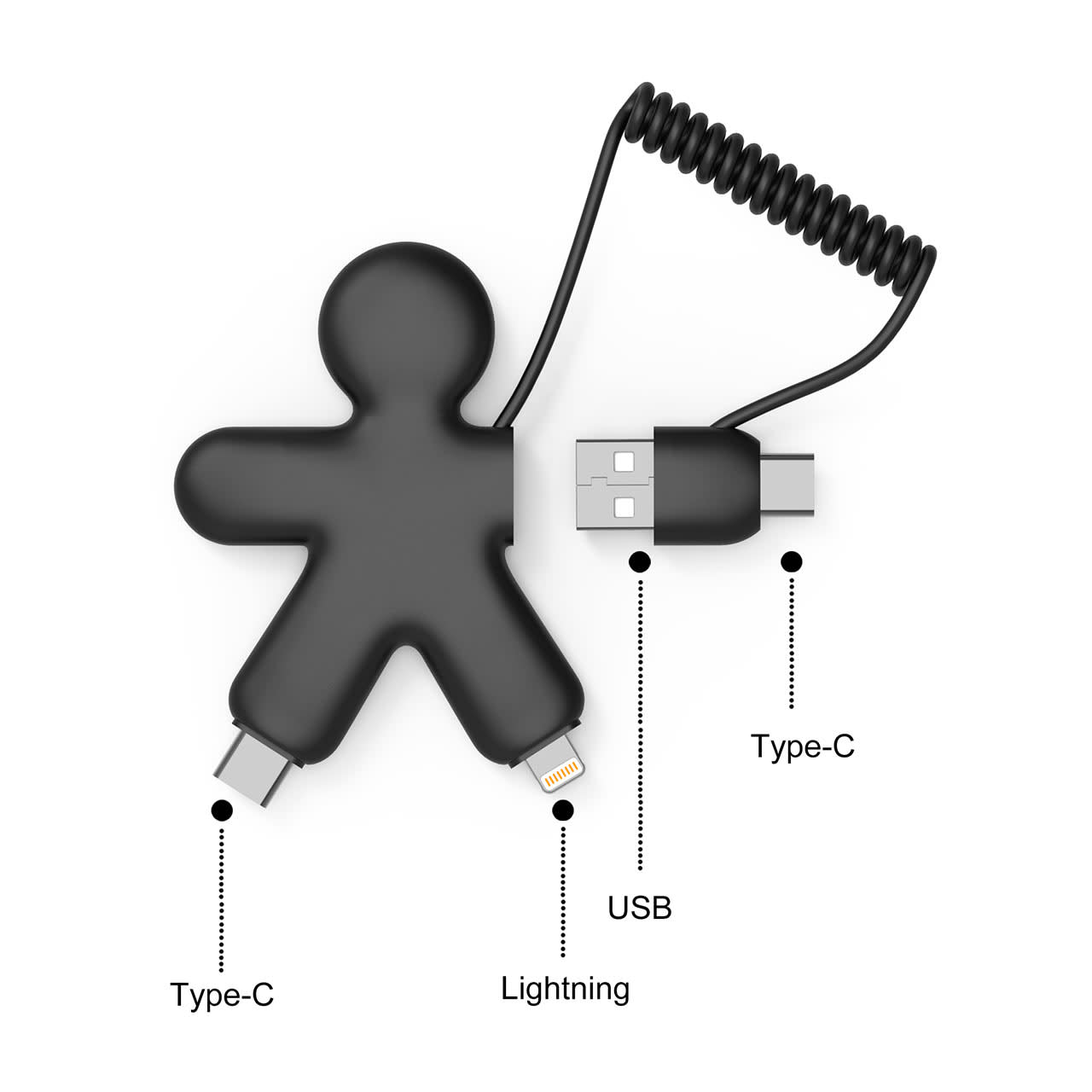 Buddy Charging Cable - recycled plastic - 2064 Image