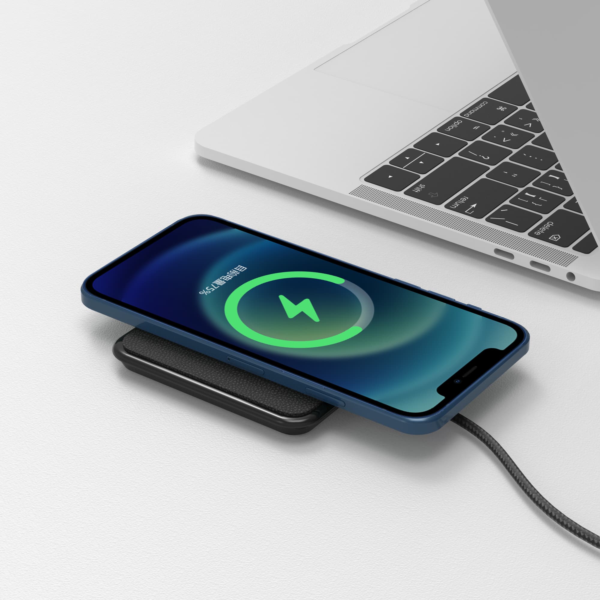 Alternative view of Iné Wireless Charger 15Watts - Eco