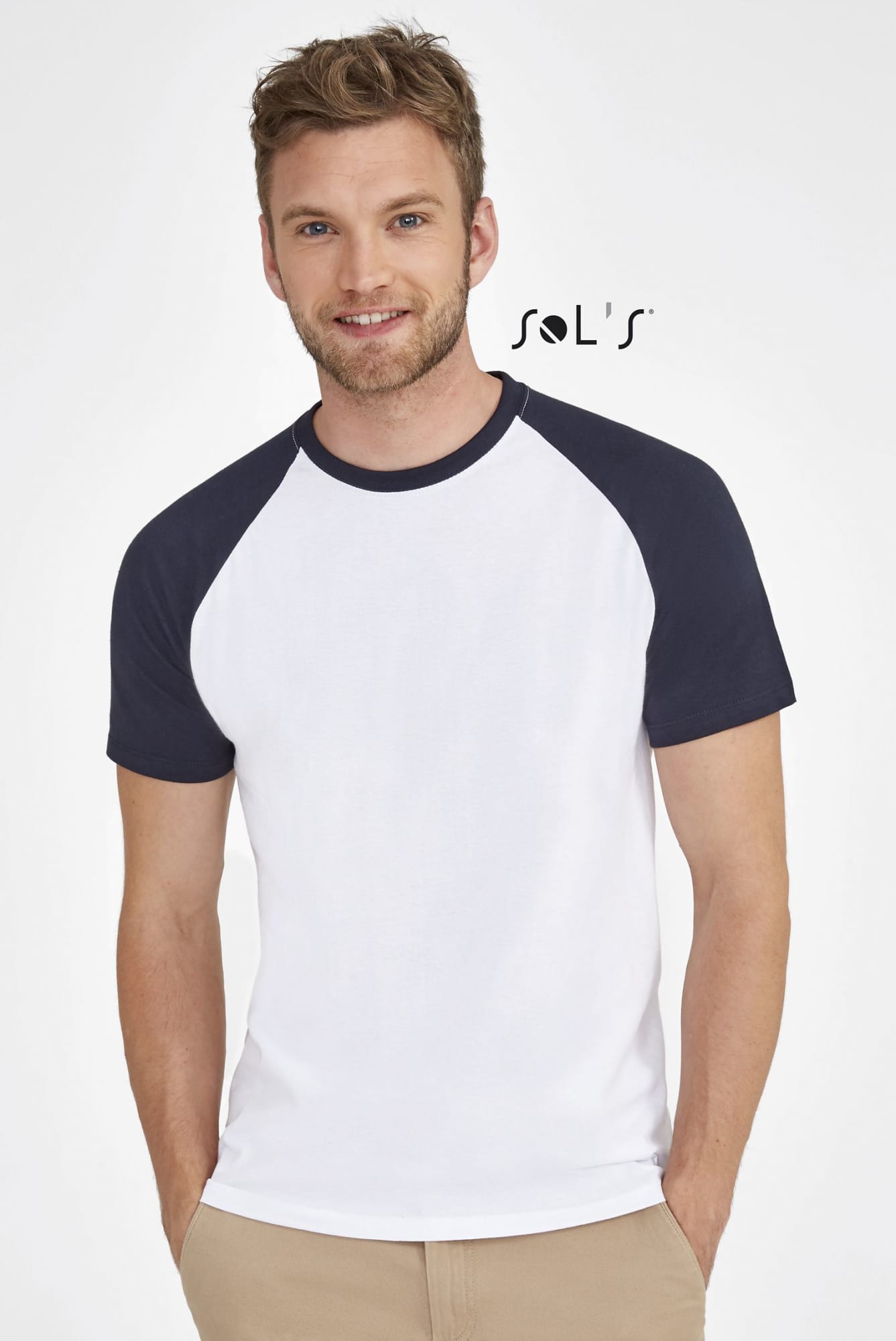 T shirt FUNKY MEN%27S TWO COLOUR RAGLAN SLEEVE T-SHIRT funky