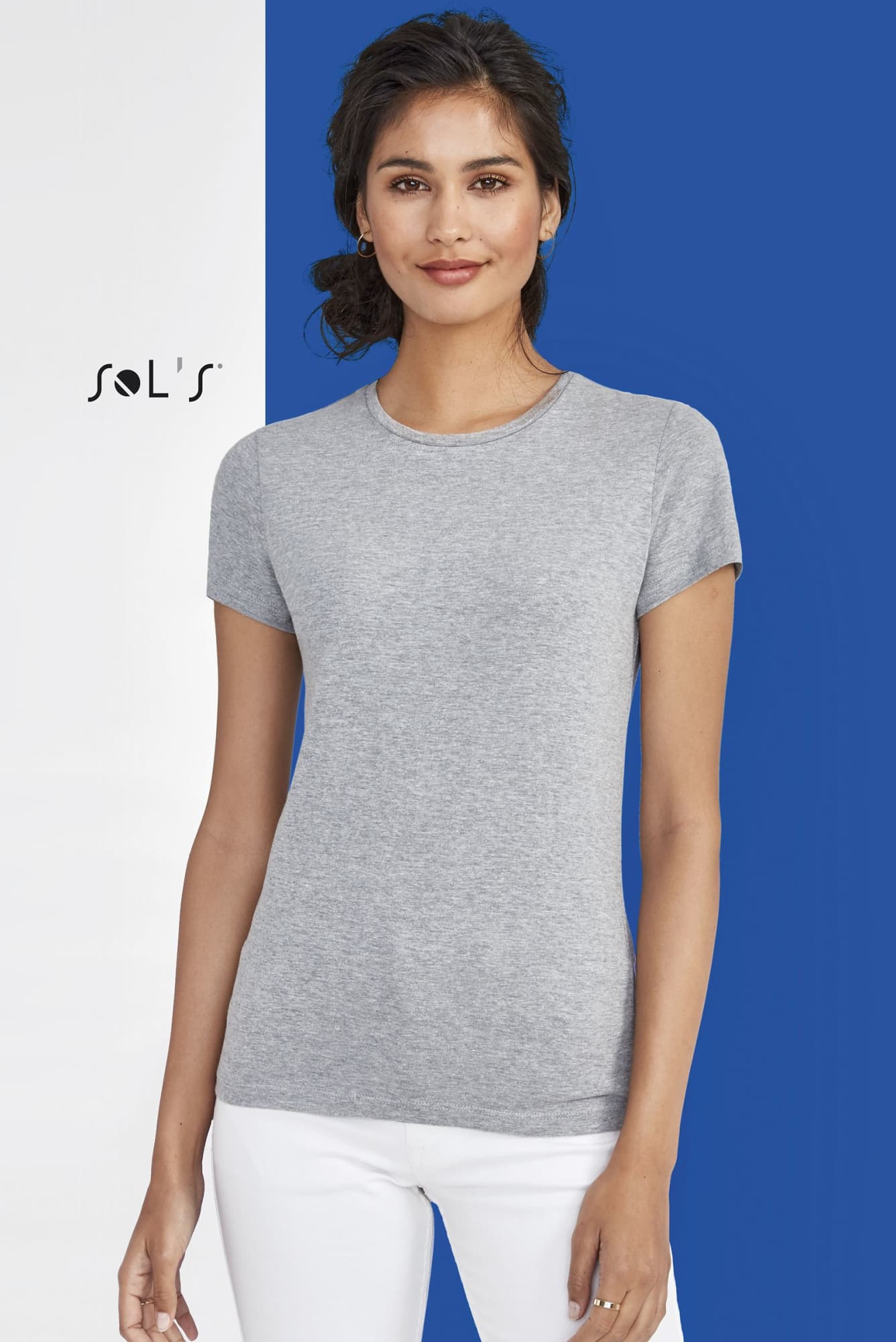 T shirt Women%27s Fitted cut 100% semi combed ring spun cotton MISS