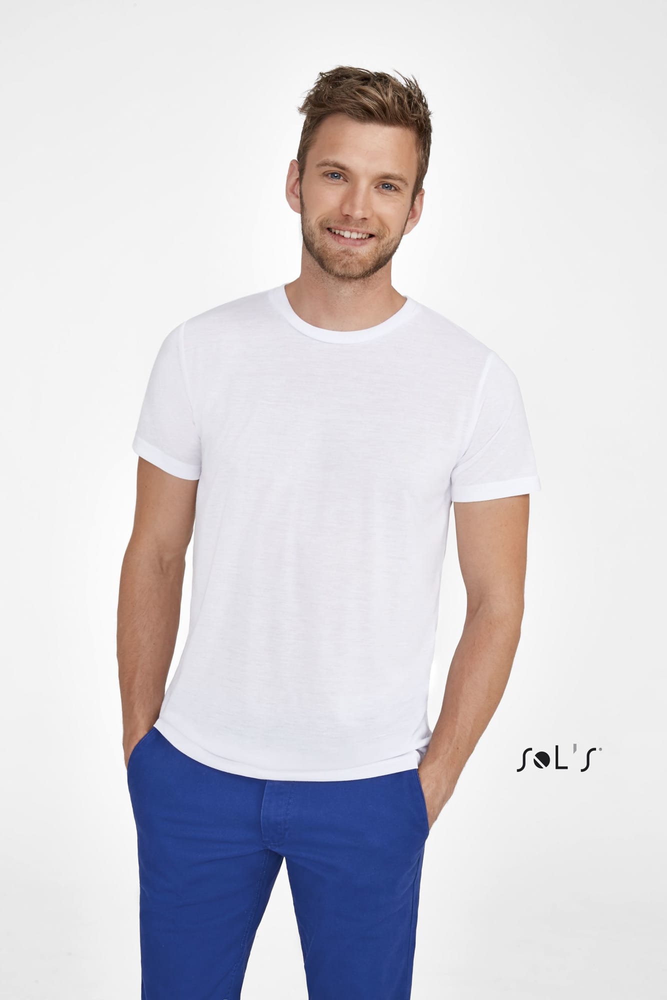 T SHIRT UNISEX ROUND COLLAR T-SHIRT FOR SUBLIMATION