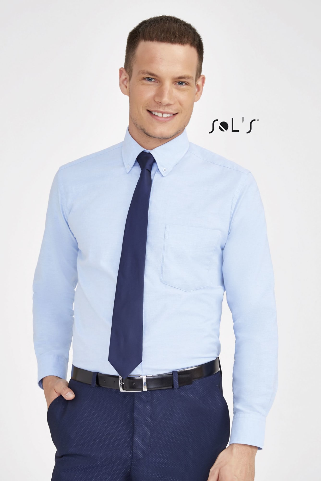 Business shirt BOSTON LONG SLEEVE OXFORD MEN'S SHIRT