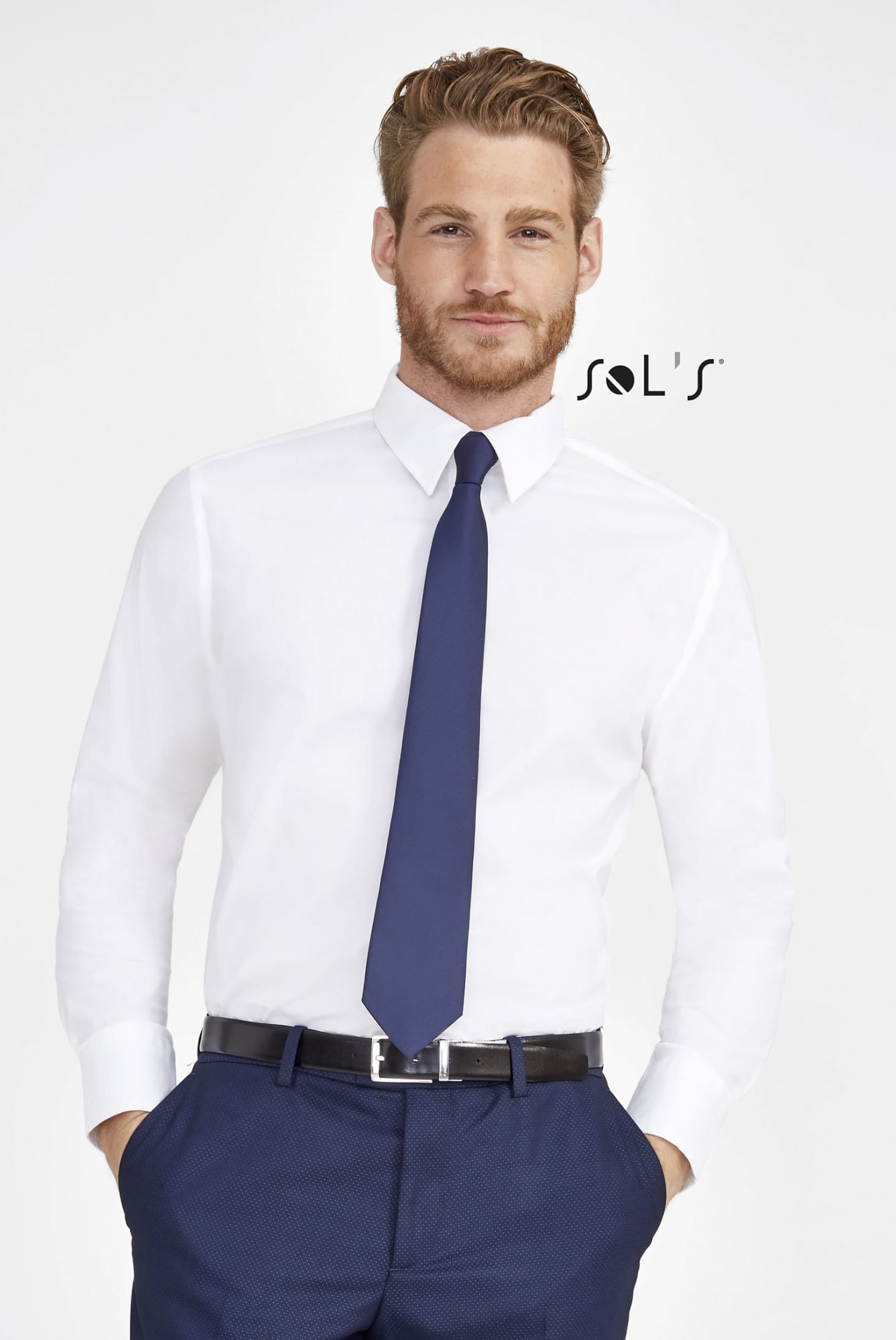 Business shirt BRIGHTON LONG SLEEVE STRETCH MEN'S SHIRT