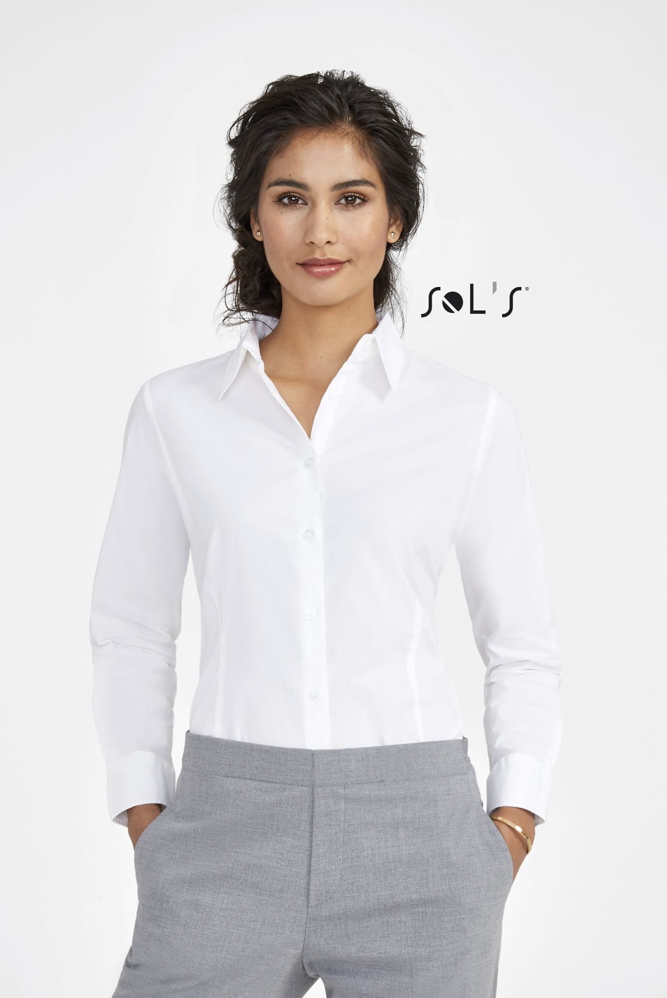 Business shirt EDEN LONG SLEEVE STRETCH WOMEN'S SHIRT