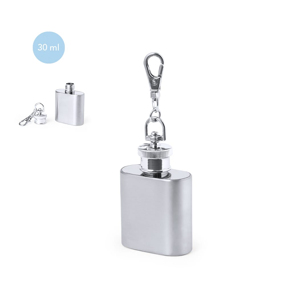 Hip Flask Keyring - Deneb