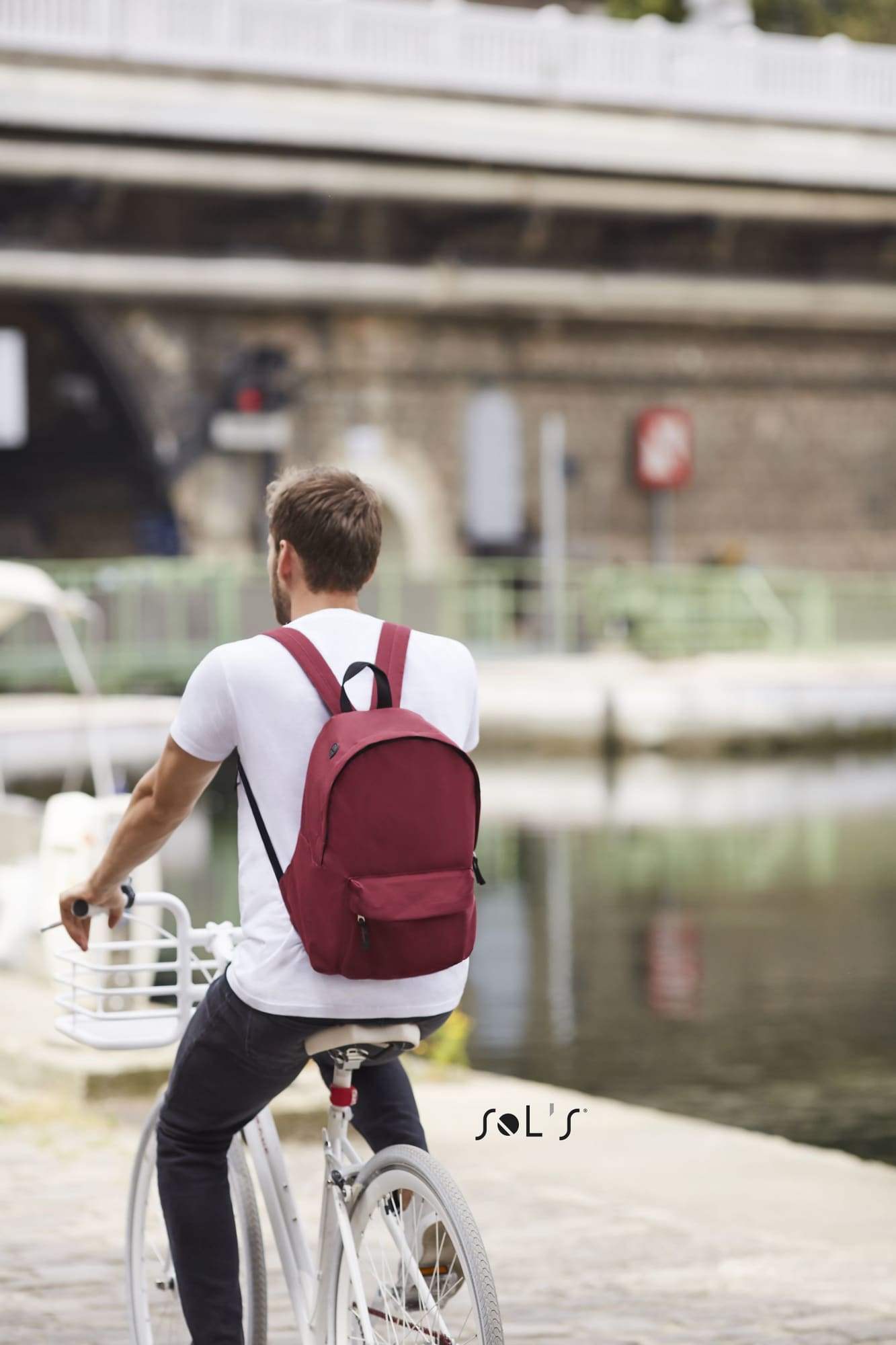 RIDER 600D POLYESTER RUCKSACK