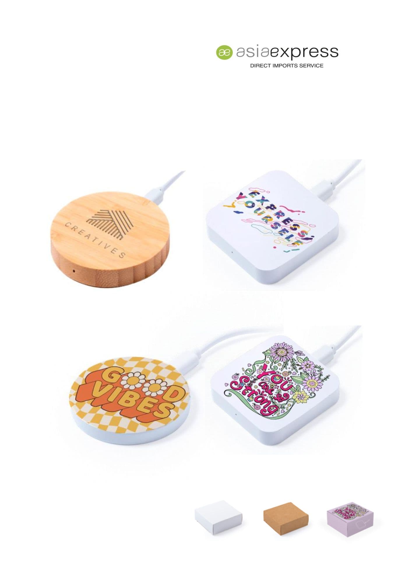 ASIA EXPRESS CUSTOM MINI CHARGERS WIRELESS