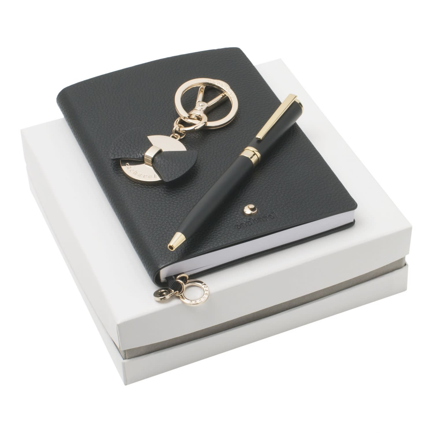 Set Beaubourg Black (ballpoint pen, note pad A6 & key ring)