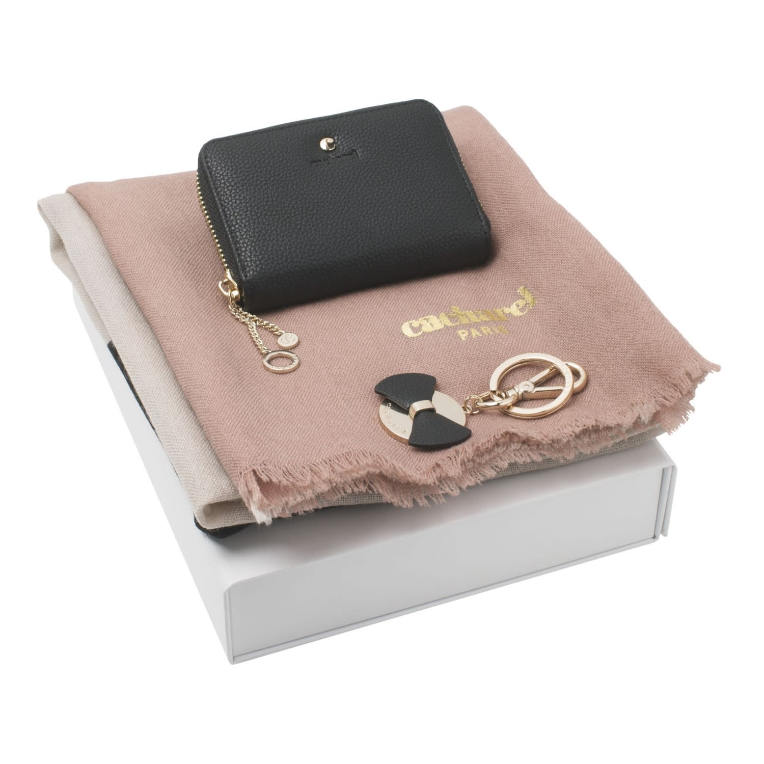 Set Beaubourg (key ring, mini wallet & scarve)