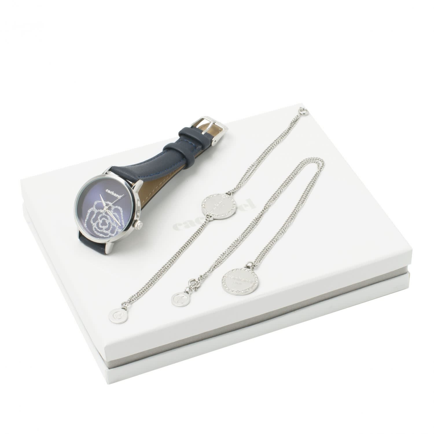 Set Cacharel (watch, bracelet & necklace)