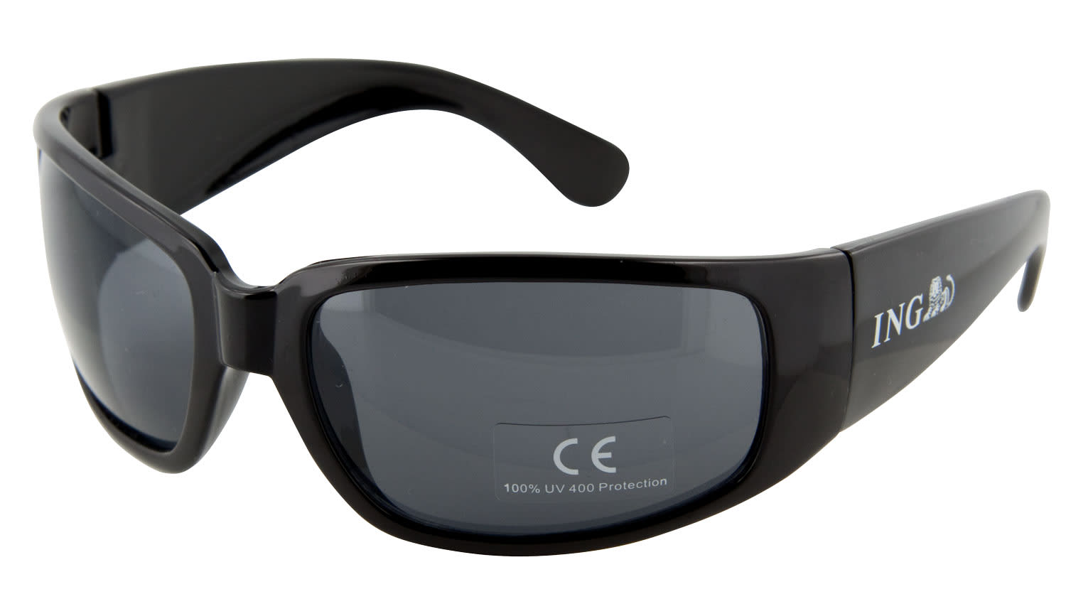 sunglasses wrap style in black UV400 protection urban